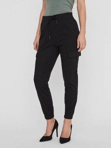 Vero Moda Cargohose VMEVA MR CARGO ELASTIC DETAIL PANT NOOS mit seitlichen  Cargotaschen