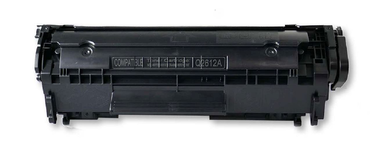 Inbusco Tonerpatrone NEUE Tonerkartuschen für HP Q2612A black 4x ..., Q2612A-V-VAR-4x