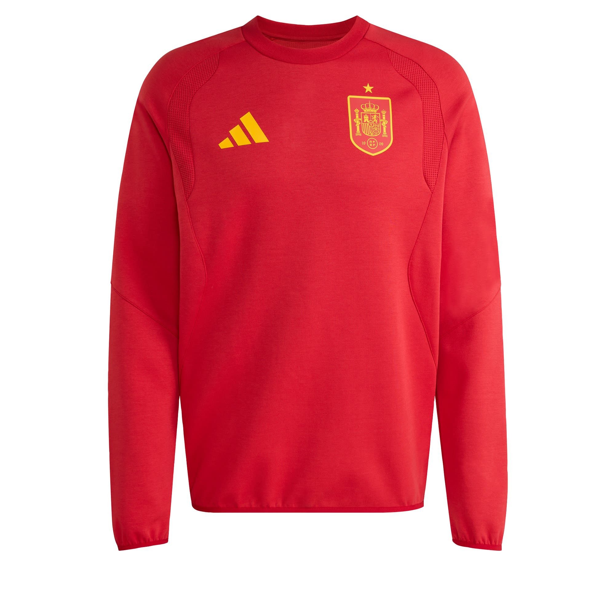 adidas Performance Fleecepullover SPANIEN TIRO TRAVEL PULLOVER, RUNDHALSAUSSCHNITT (1-tlg)