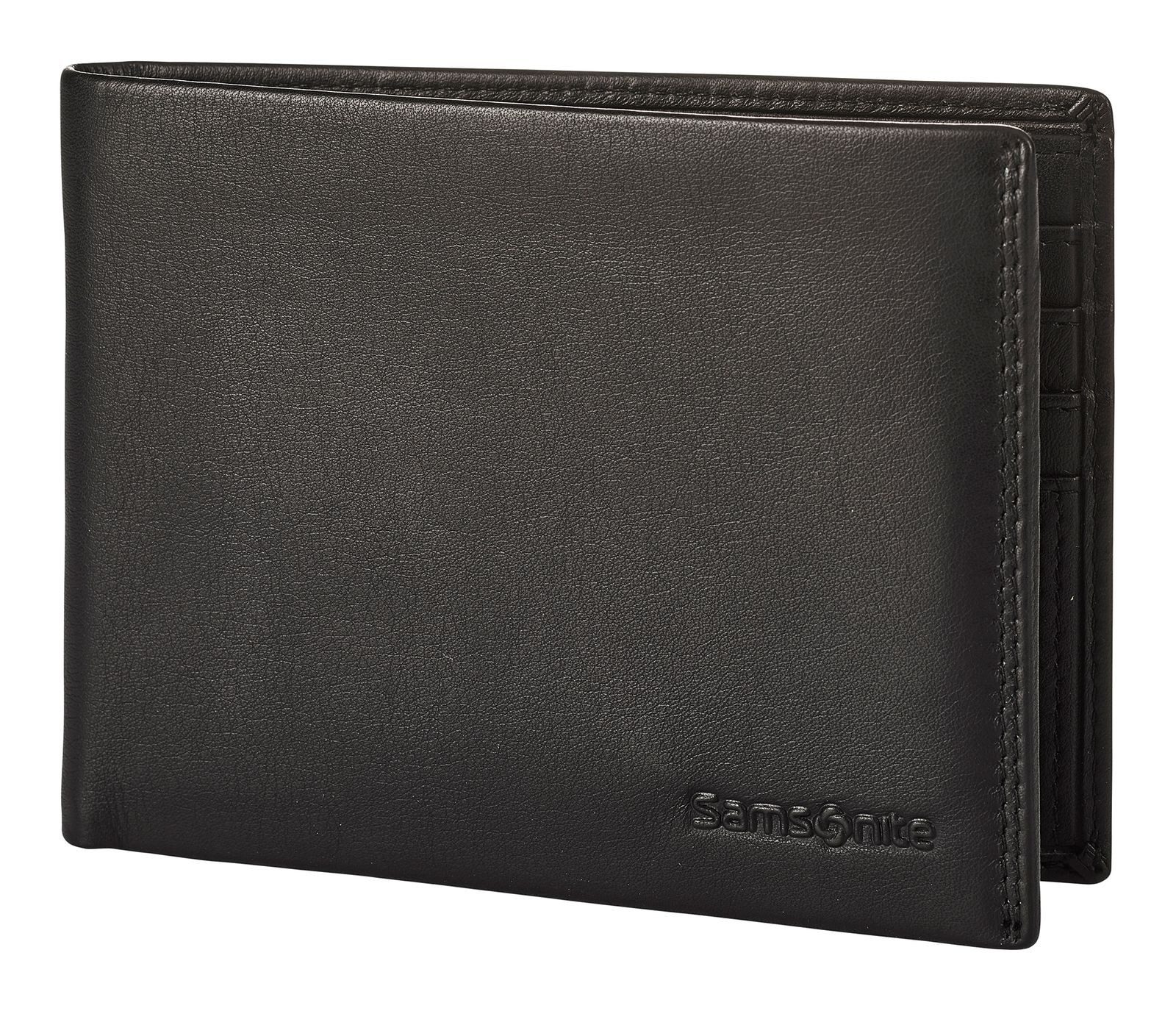 Samsonite Kartenetui 005 - B 8 CC+2 C Card Holder, aus echtem Rindsleder mit RFID-Blocker Schutz