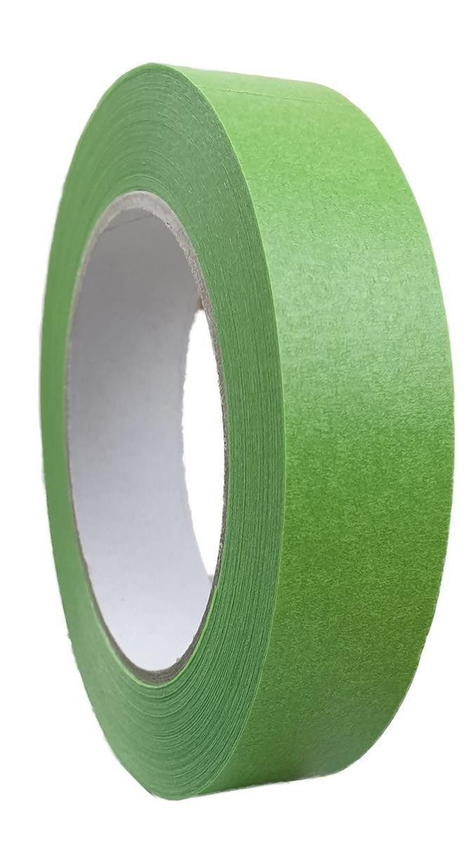 varivendo Kreppband Feinkreppband Grün 38mm x 50m - Malerband Abdeckband (Rolle, 1-St., Profi+ Feinkreppband) Kreppband malerklebeband malerkrepp klebeband