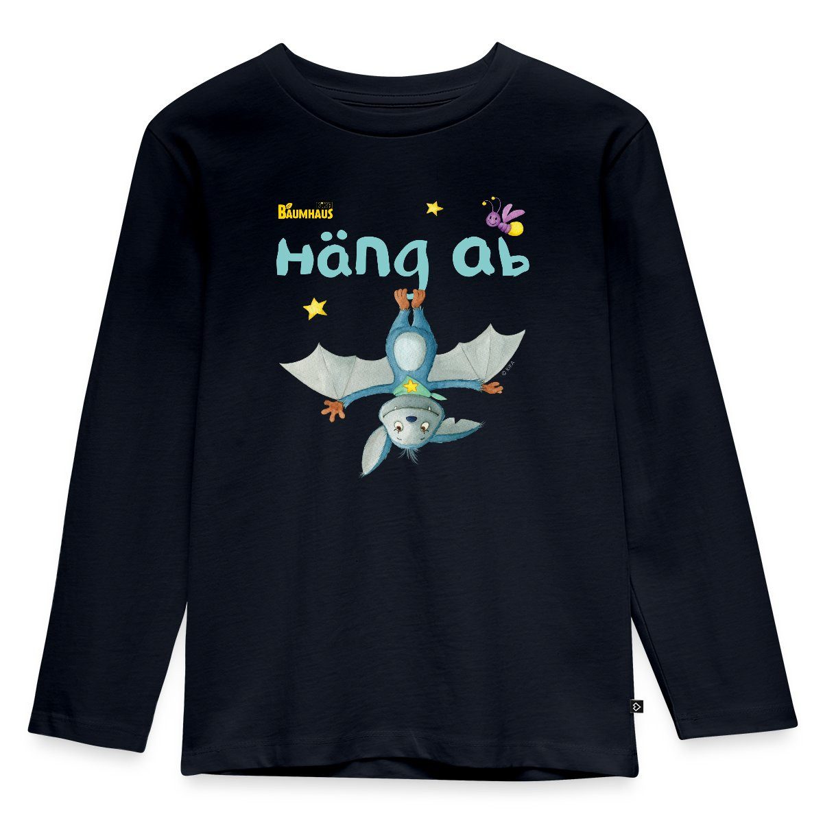 T-Shirt KiKA-Baumhaus Mit Fidi Häng Ab Kinder Premium Langarmshirt