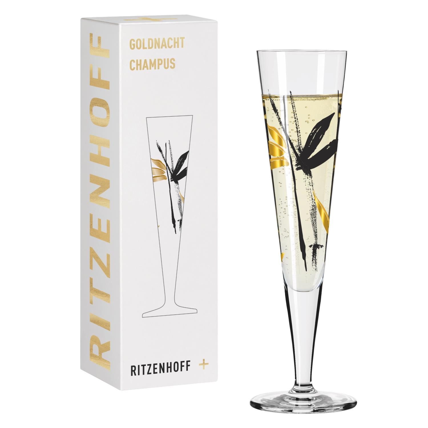 Champagnerglas GOLDNACHT