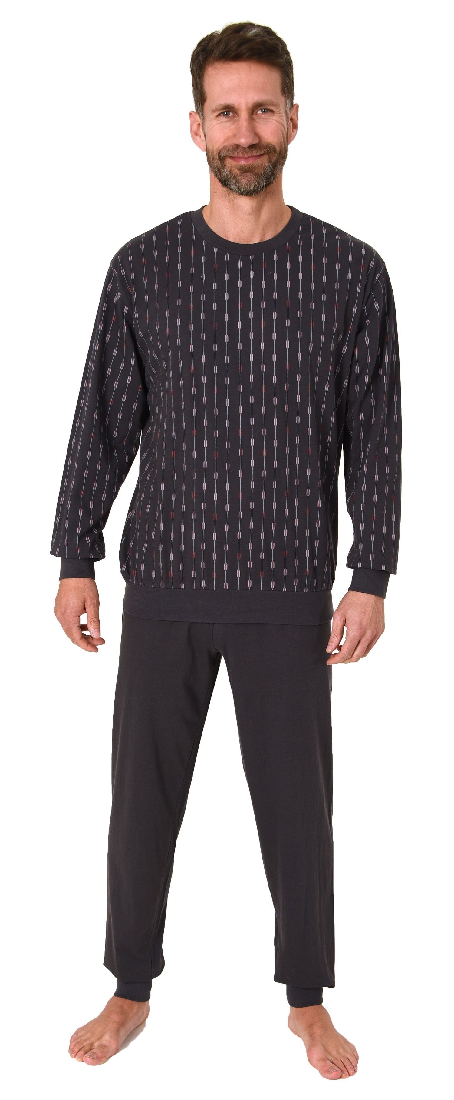 Normann Pyjama Herren Schlafanzug langarm, Pyjama günstig online kaufen