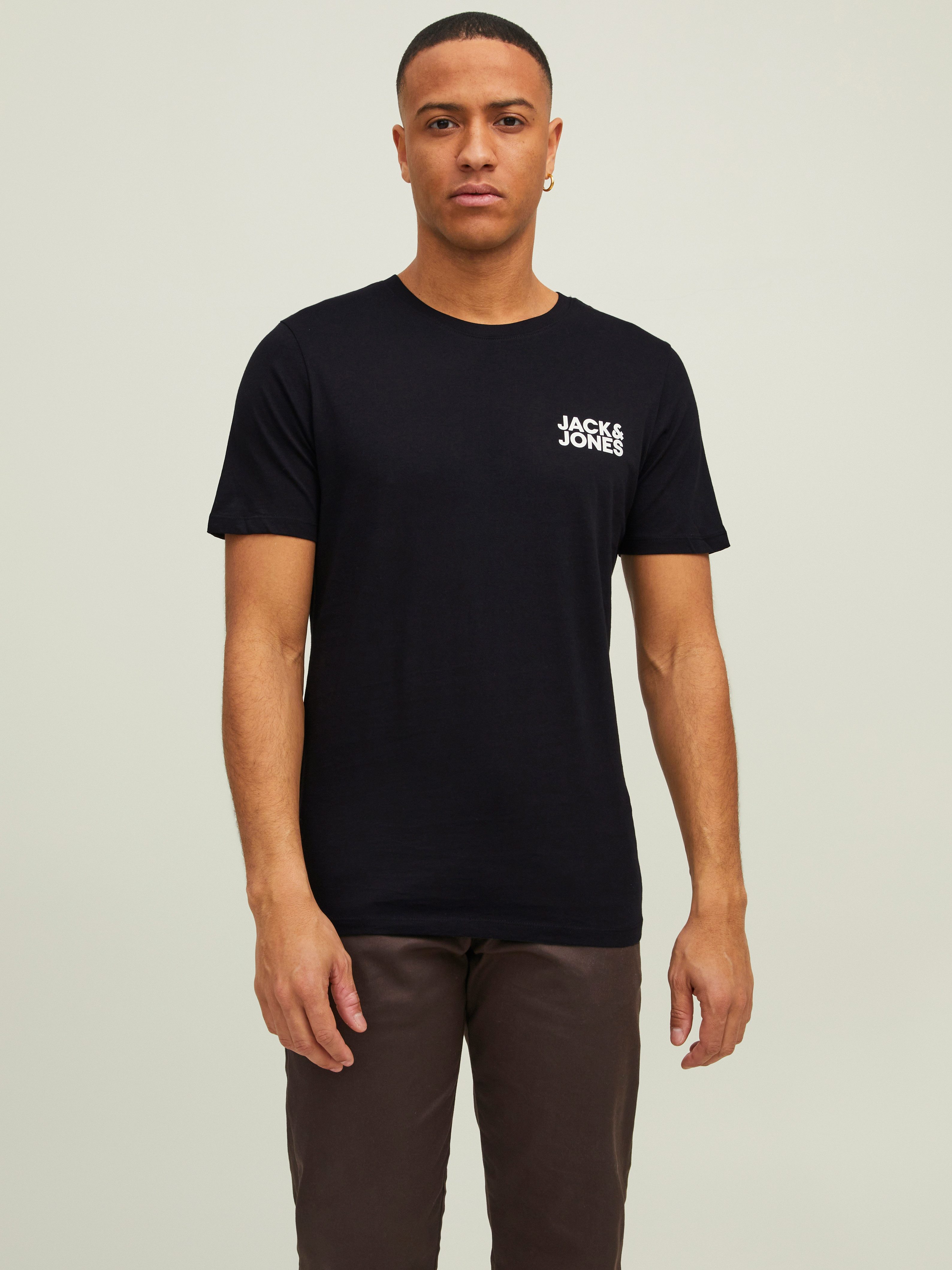 Jack & Jones T-Shirt CORP LOGO TEE (Packung, 3-tlg., 3er-Pack)