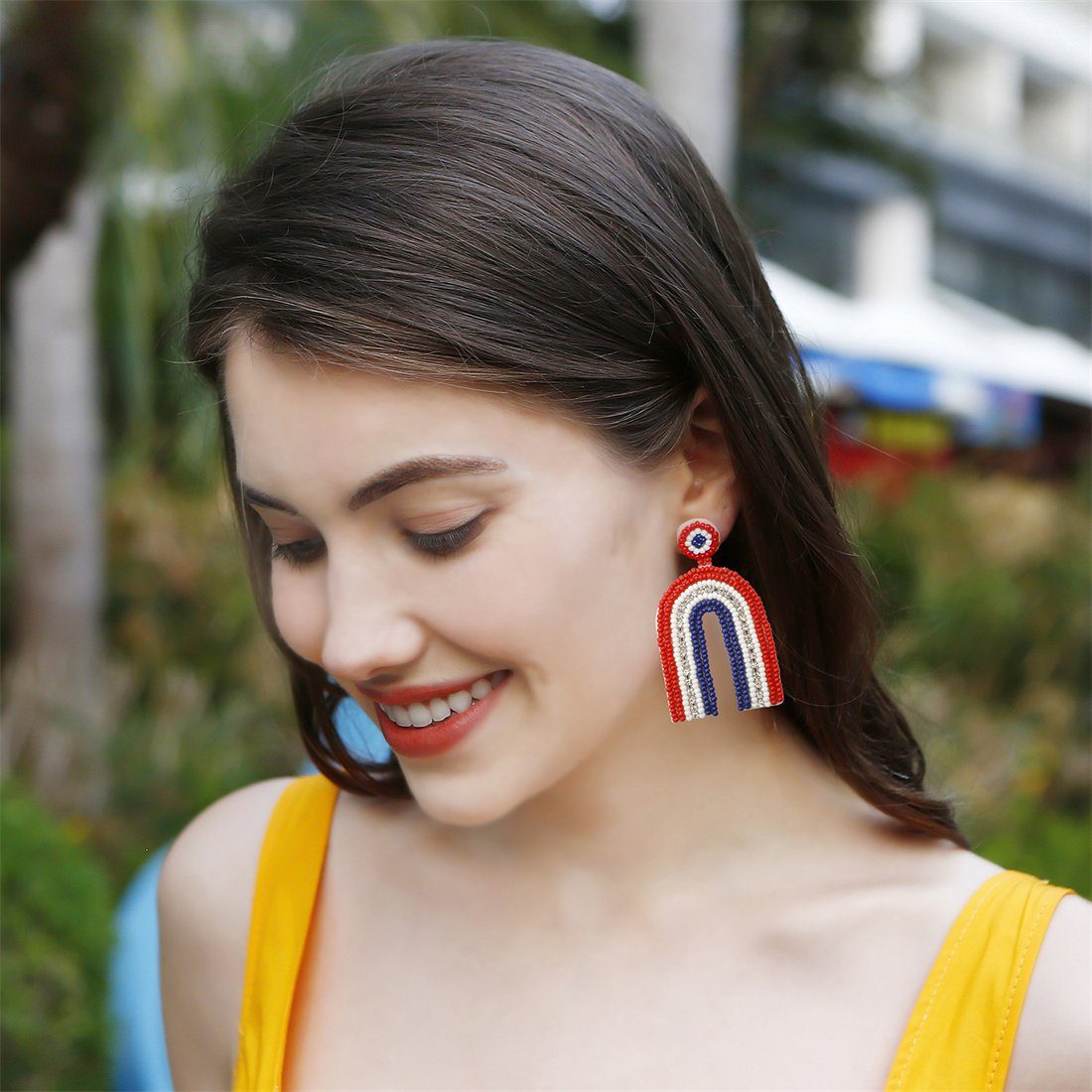 Ohrringe, Frauen,kreative Vintage-Ohrringe geflochtene Ohrhänger DÖRÖY Paar Accessoires für