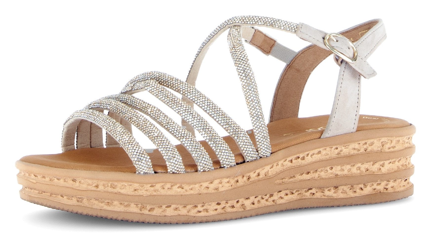 Gabor Keilsandalette, Plateau, Sommerschuh, Riemchensandale mit Best Fittin günstig online kaufen