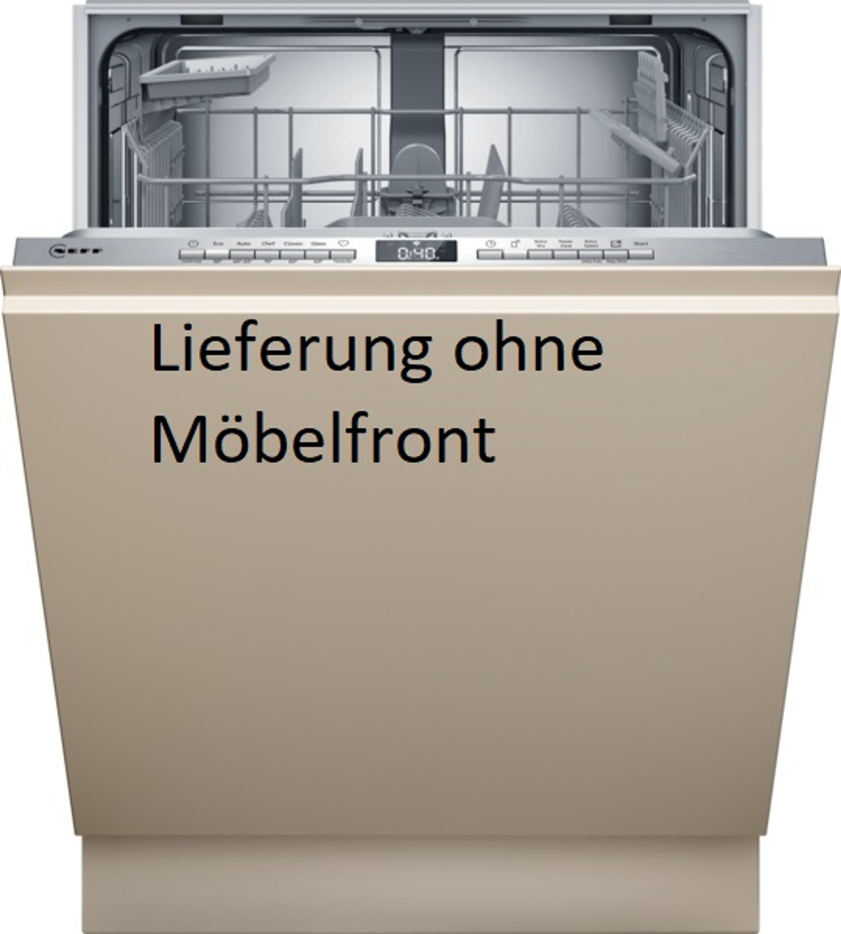 NEFF vollintegrierbarer Geschirrspüler N 50 S155HTX04E, 9 l, 13 Maßgedecke, Programme Download, Wifi-fähig, LED-Lichtpunkt
