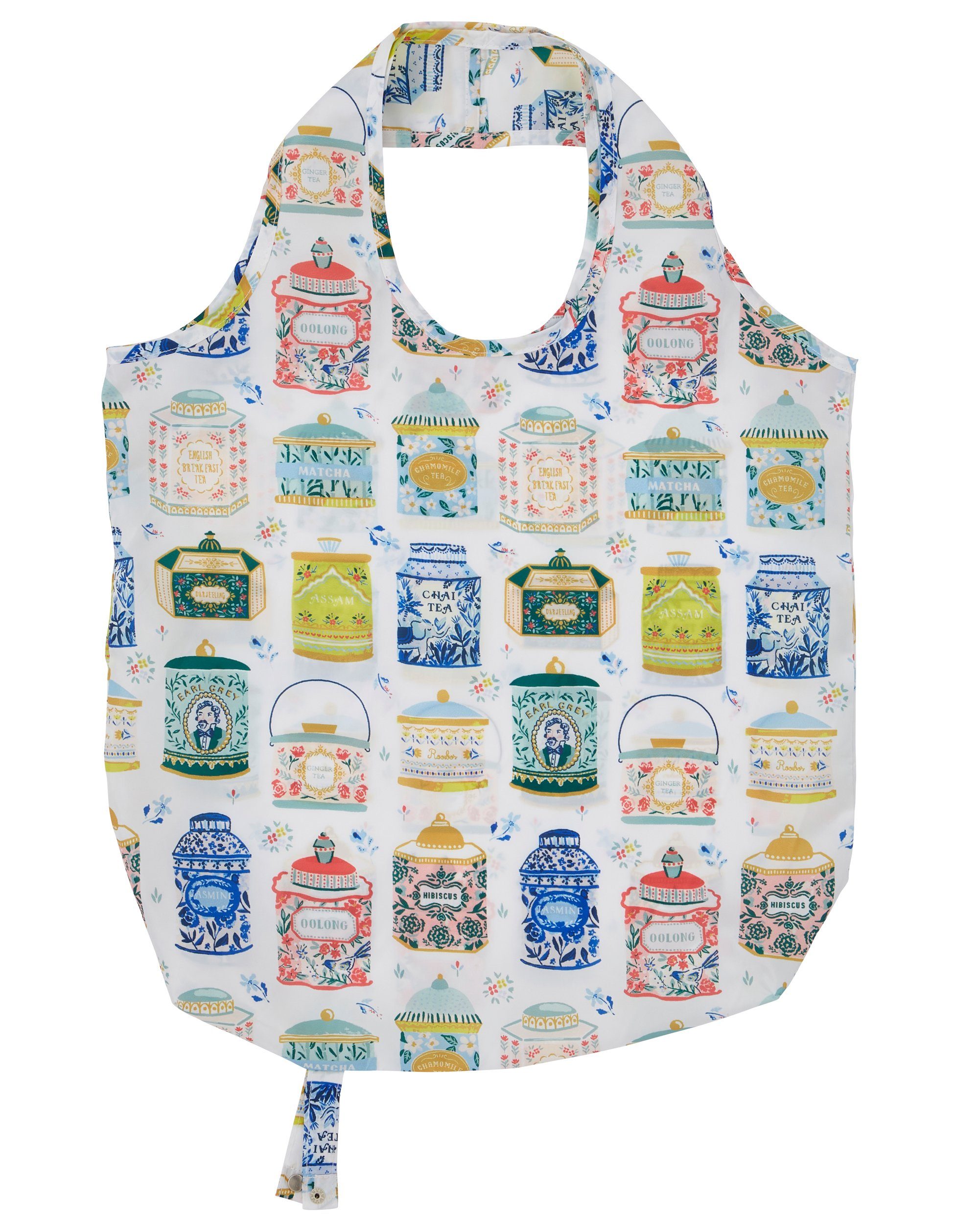 Ulster Weavers Einkaufsbeutel Tea Tins, faltbare Einkaufstasche incl. Tragegriffe ca.46x61cm Roll-up-Tasche