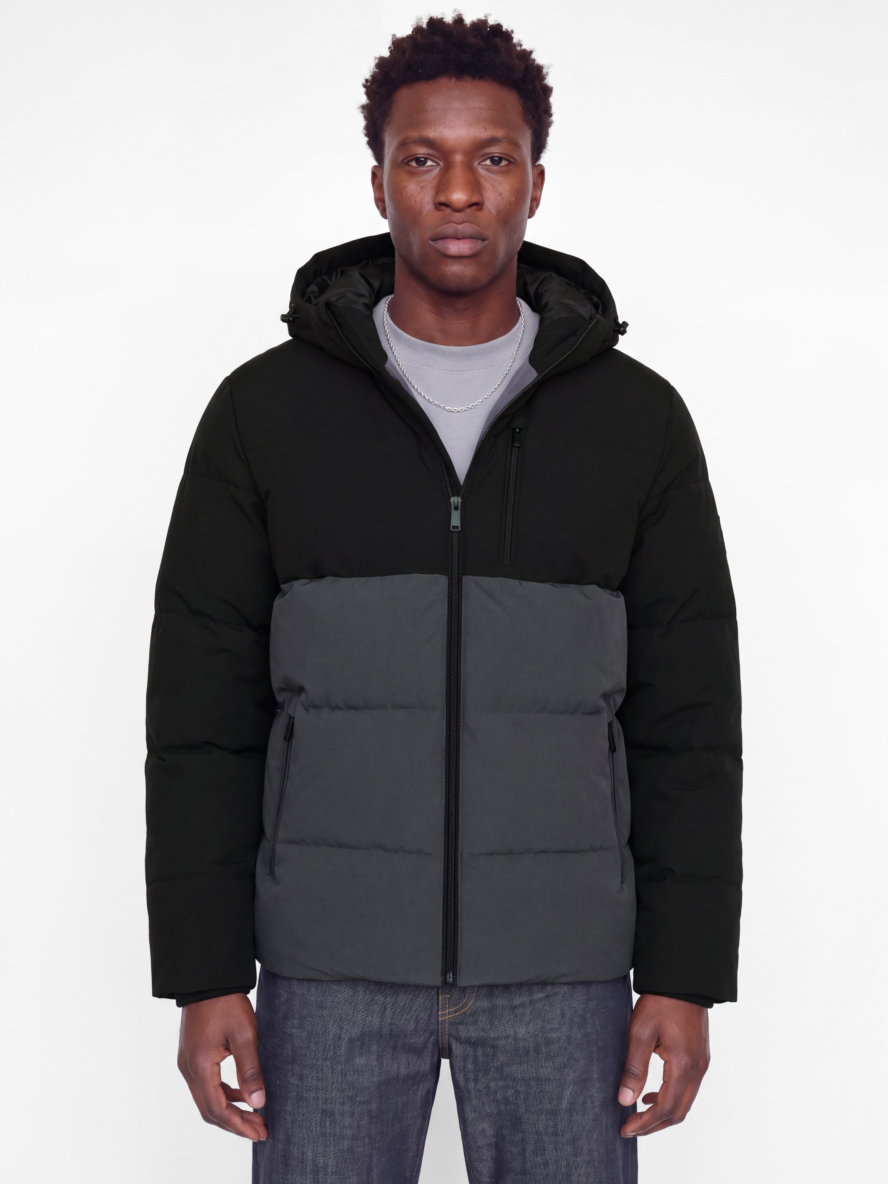 Jack & Jones Steppjacke JJEBECKS PUFFER SN Kunstfaser, regular fit
