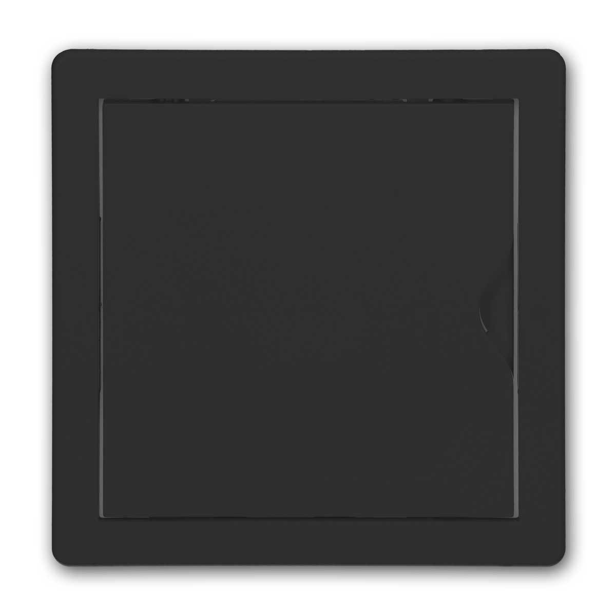 world-trading-net Revisionsklappe Revisionsklappe 15x15cm, ABS schwarz, Revisionstür