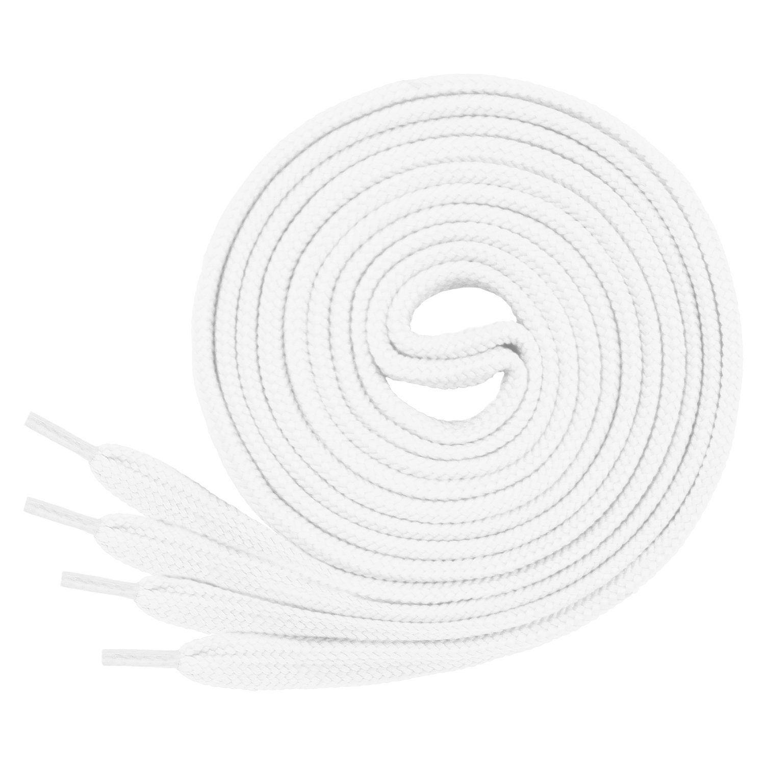 Mount Swiss Schnürsenkel 2 Paar flache SCHNÜRSENKEL 12mm breit für Sneaker und Sportschuhe -