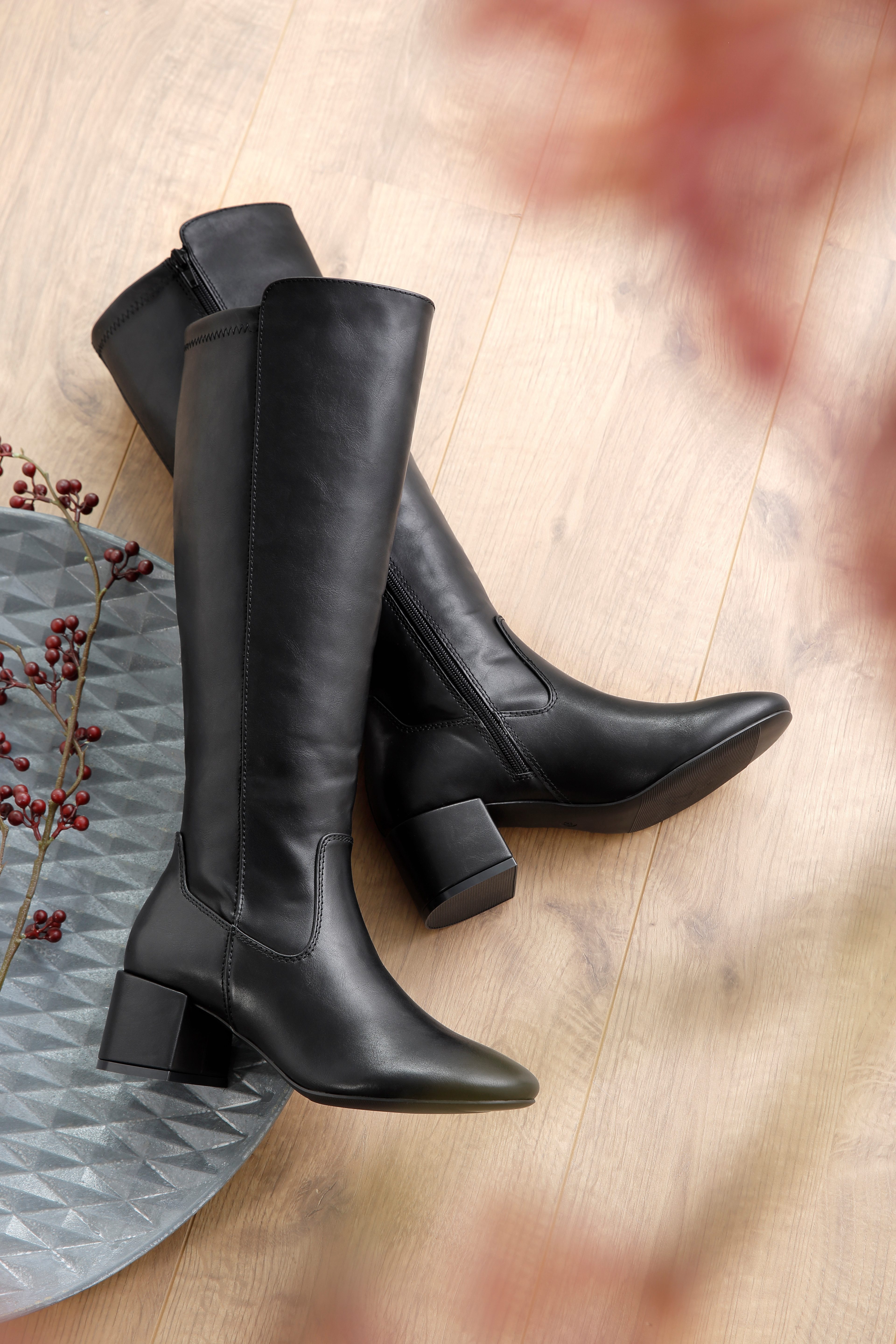 Aniston SHOES Stiefel Stretchstiefel mit Innen-Reißverschluss günstig online kaufen