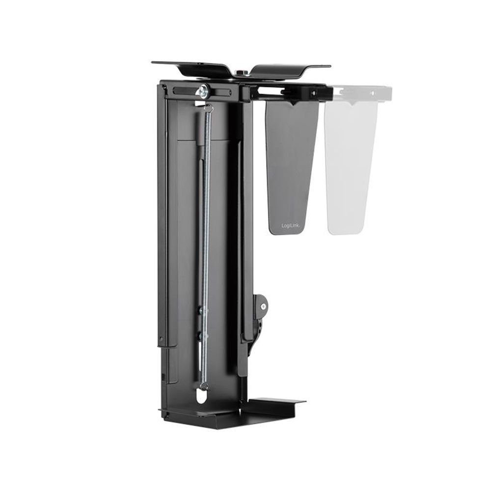 LogiLink Halterung PC-Halterung Untertisch EO0030, (drehbar mit Schnellverschluss bis 10kg 180° Gehäusehalterung Computerhalterung)