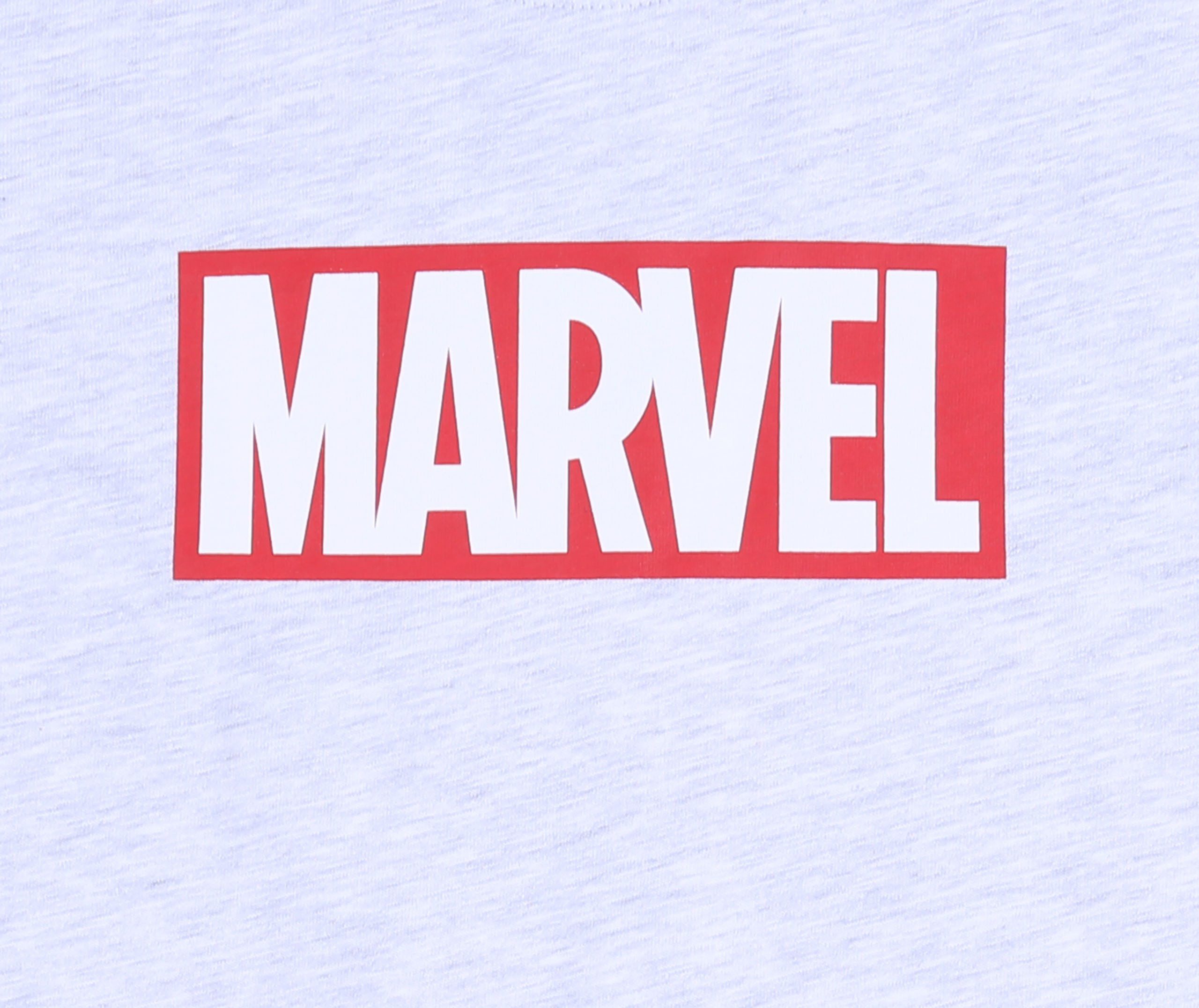 Sarcia.eu Pyjama 2 x grau - roter Pyjama MARVEL 7-8 Jahre