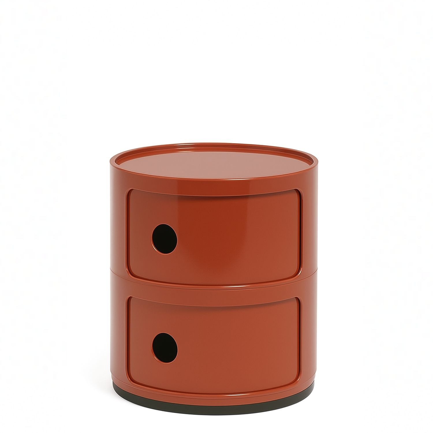 Kartell Container Componibili mit zwei Fächern Orange