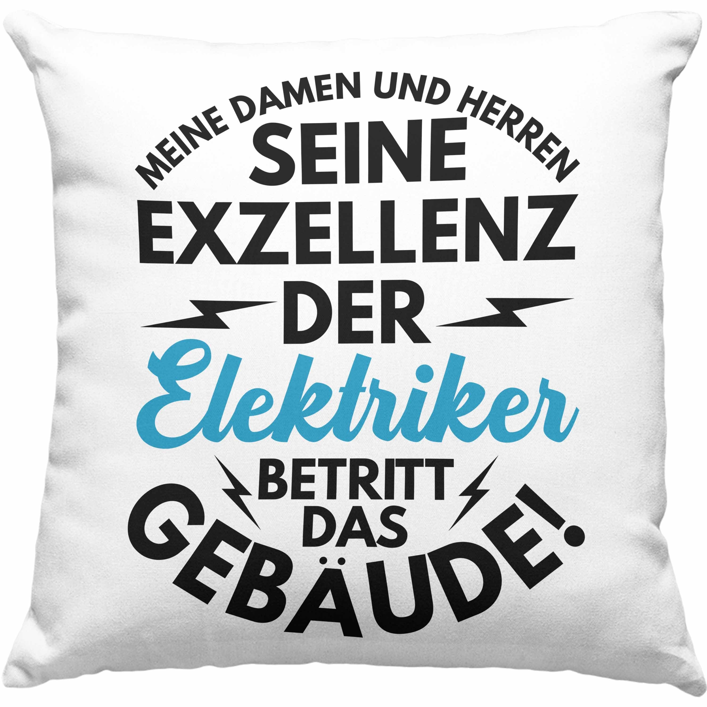 Trendation Dekokissen Trendation Elektriker Kissen Geschenk