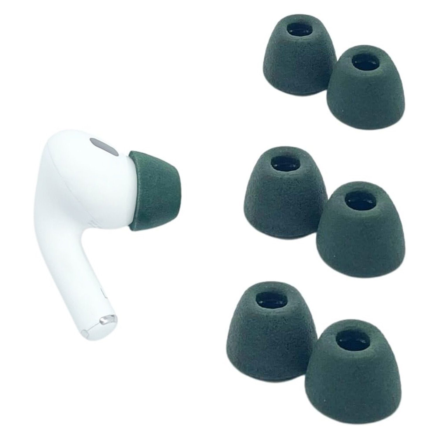 Comply 2.0 Ohrstöpsel für AirPods Pro In-Ear-Kopfhörer (Größe M, Sicherer Sitz, Hoher Tragekomfort) Grün
