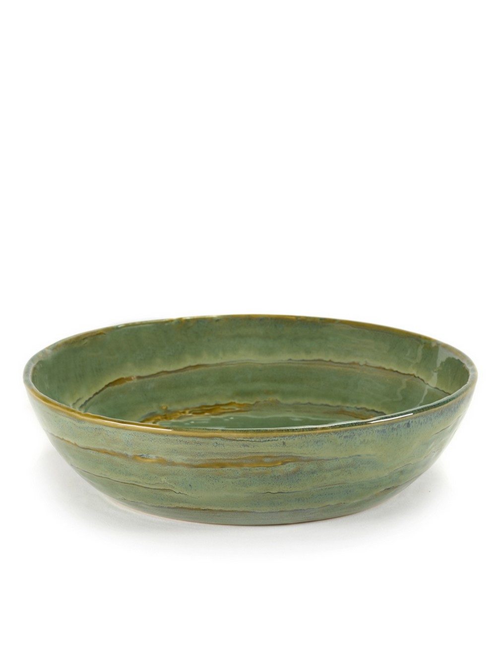 Serax Milchkännchen Schüssel Steingut seegrün D 20 cm