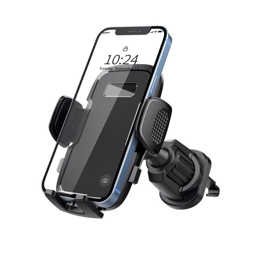 Smartphone-Halterung Auto Handyhalterung mit Haken-Clip,360° drehbare Handyhalter fürs Auto