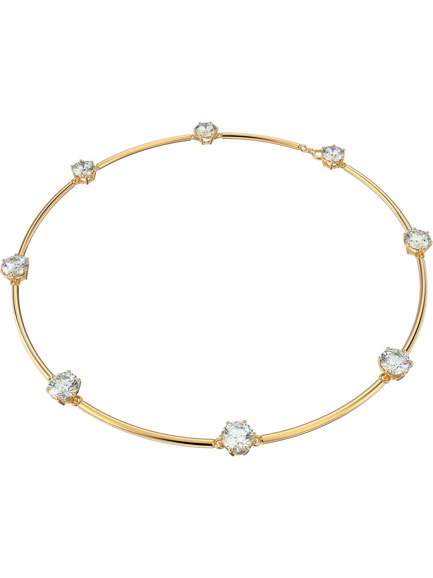 Collier Swarovski Damen-Kette Metall Swarovski-Kristall