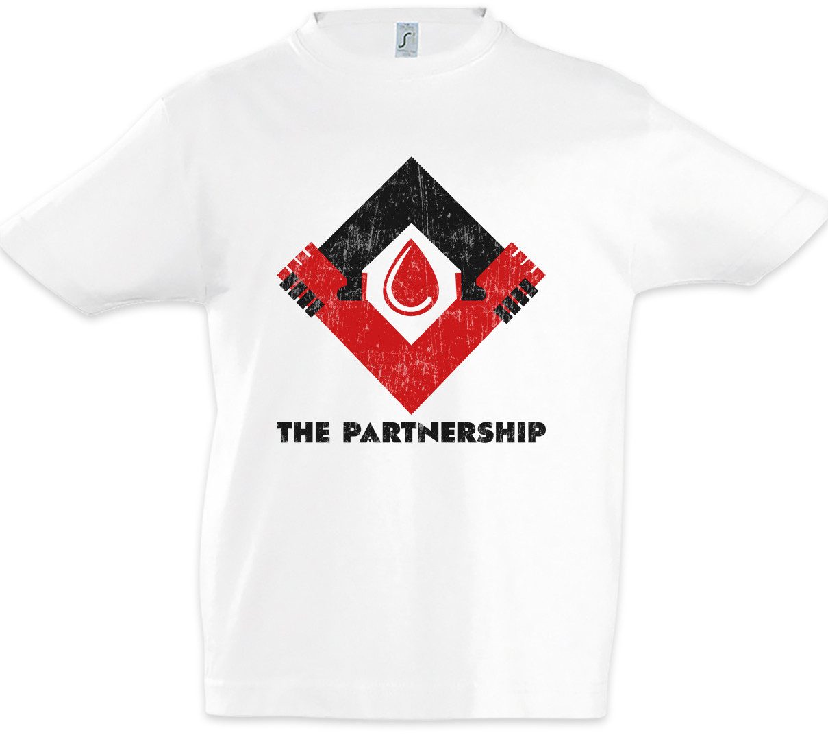 Print-Shirt Be PositIVe Partnership I Kinder T-Shirt The Vampire Strain Vampir