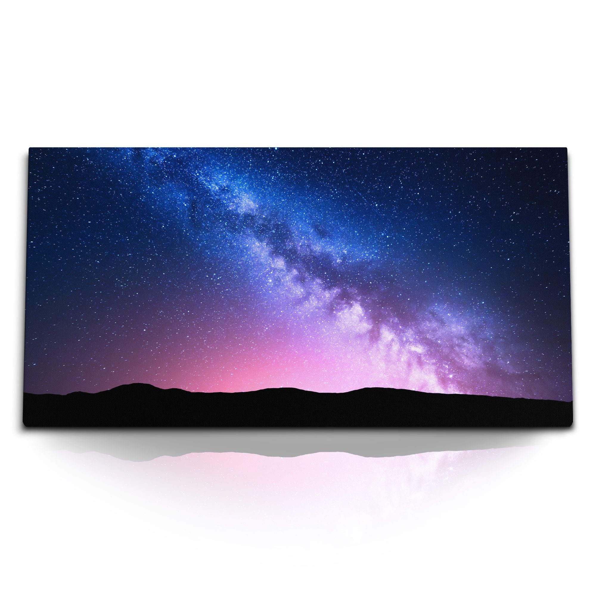 Leinwandbild Kunstdruck Bilder 120x60cm Astrofotografie Sterne Milchstraße Sternenh