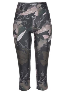 LASCANA ACTIVE Caprileggings Tropical mit abstraktem Blumenprint, Loungewear