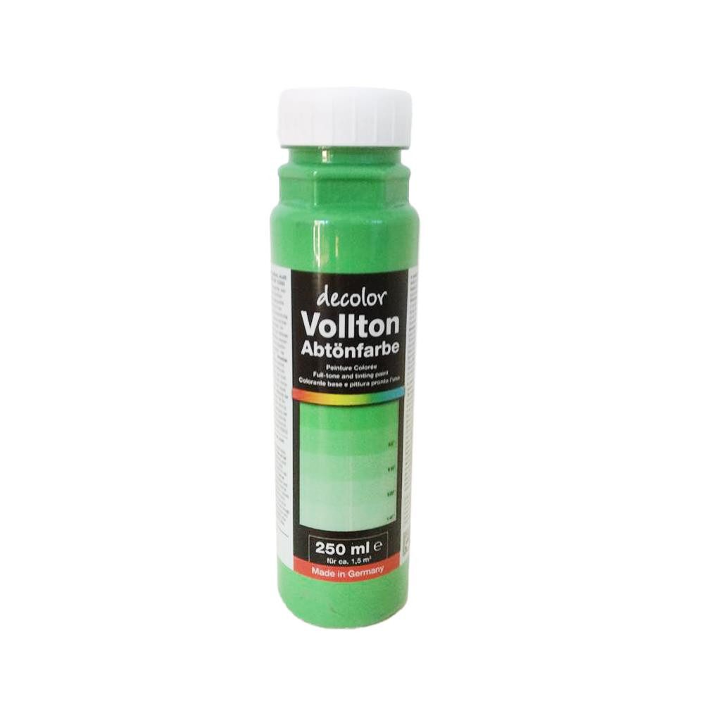 PUFAS Vollton- und Abtönfarbe decolor Abtönfarbe, Frühlingsgrün 250 ml