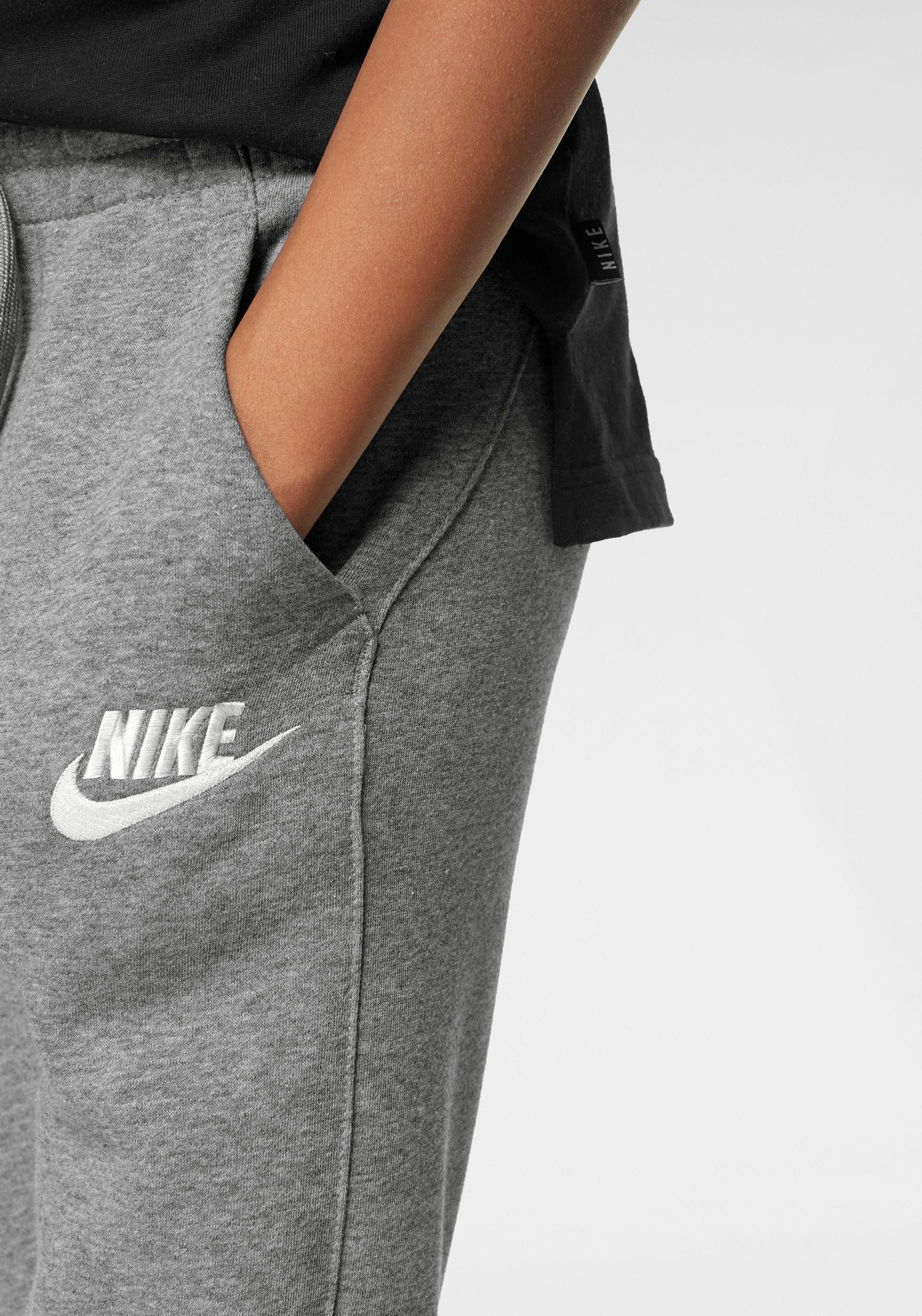 Nike Sportswear Jogginghose B NSW PANT JOGGER FLEECE CLUB grau-meliert