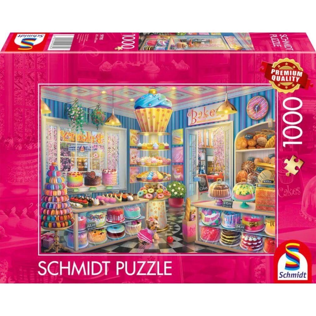 Schmidt Spiele Puzzle Bunte Bäckerei (1000 Teile), Puzzleteile günstig online kaufen