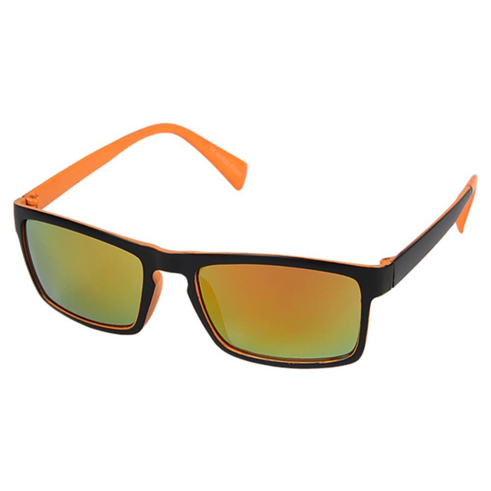 Goodman Design Retrosonnenbrille Damen und Herren Sonnenbrille Form: Vintage Retro angenehmes Tragegefühl. UV Schutz Orange