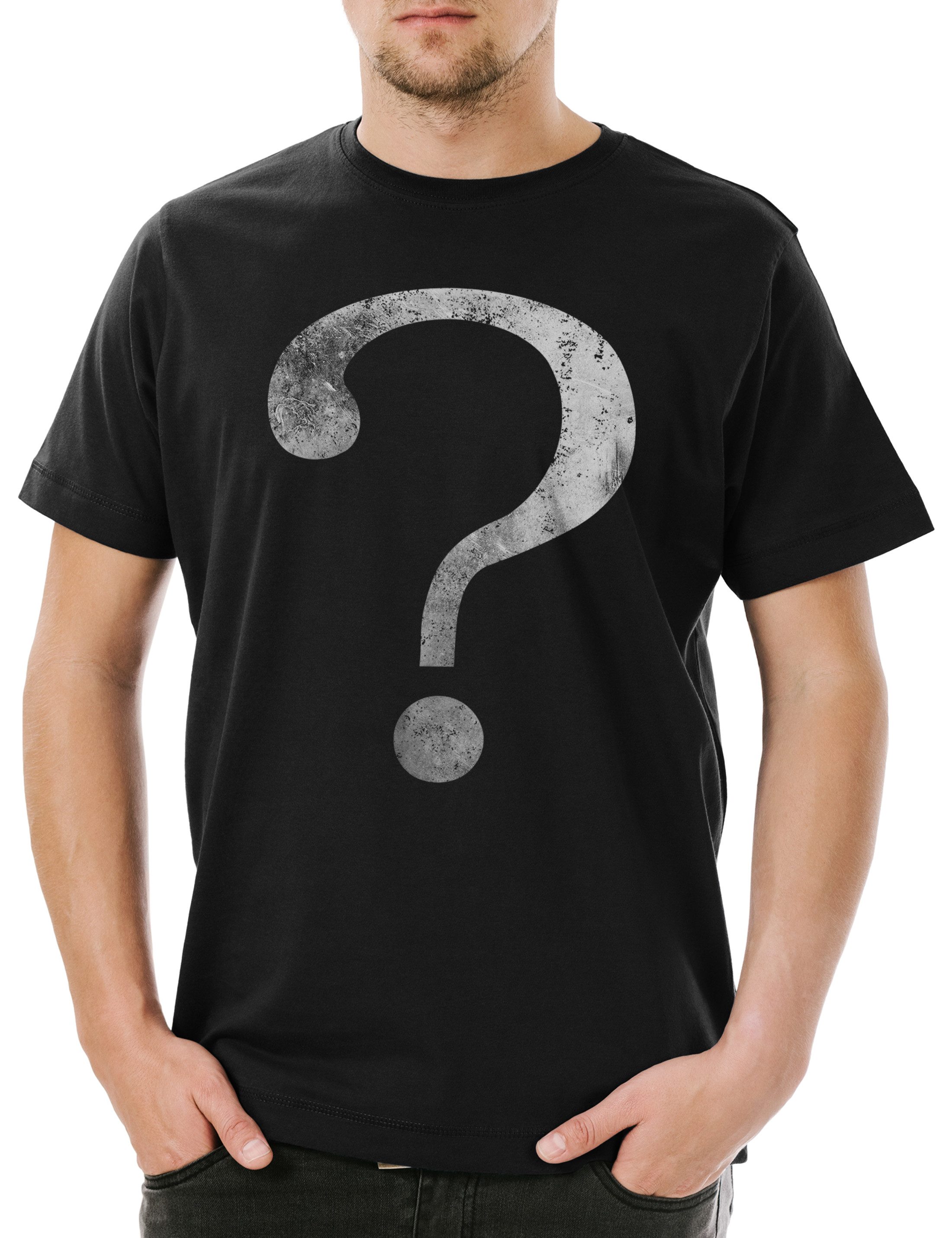 Urban Backwoods Print-Shirt Questionmark Herren T-Shirt günstig online kaufen