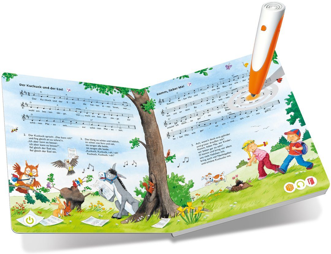 Ravensburger Kinderbuch tiptoi® Meine schönsten Kinderlieder, Made in Europe