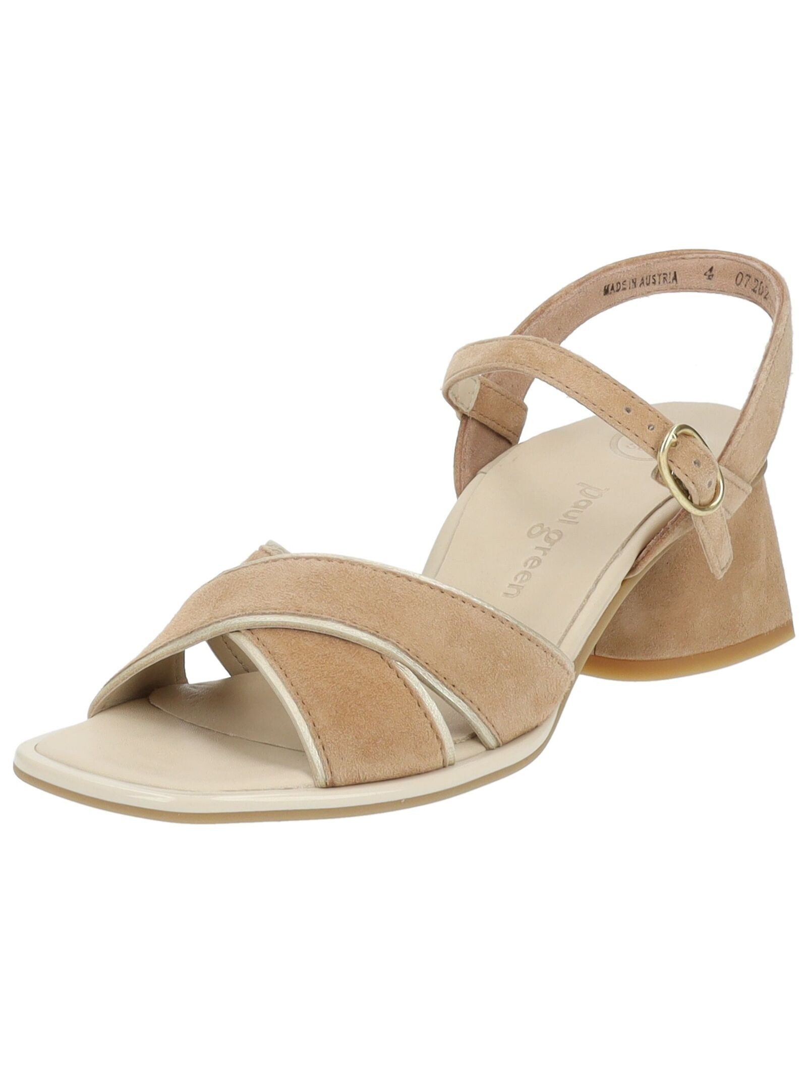 Paul Green Sandalen Veloursleder Riemchensandalette günstig online kaufen