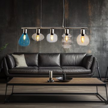 etc-shop Pendelleuchte, Leuchtmittel nicht inklusive, Decken Pendel Lampe Design Wohn Ess Zimmer Beleuchtung