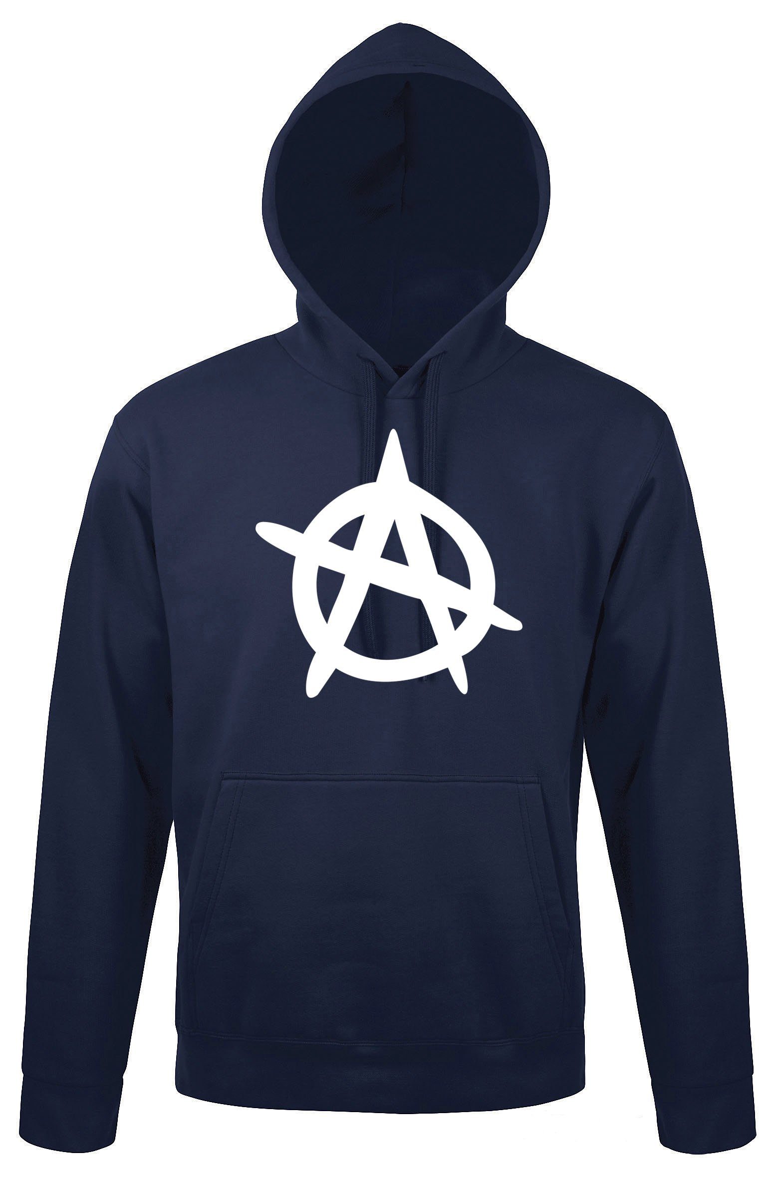 Kapuzenpullover Anarchy A Anarchie Herren Hoodie Pullover