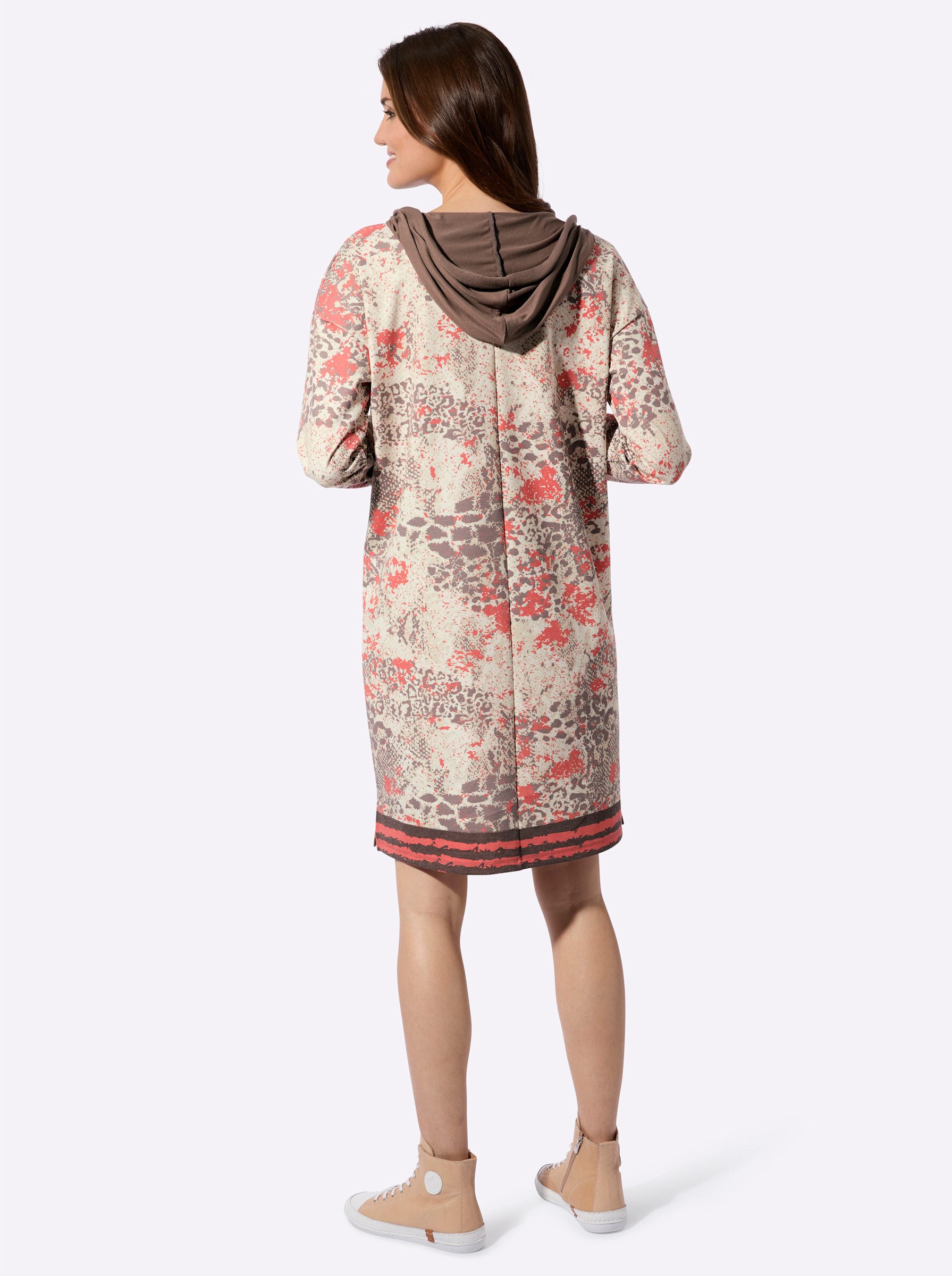 Witt Etuikleid Druck-Kleid Langarm
