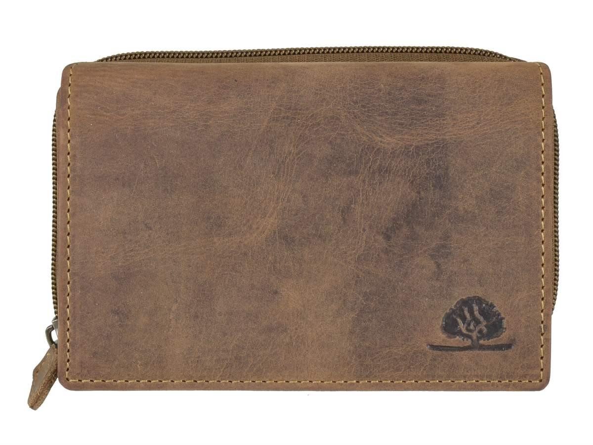 Greenburry Geldbörse Vintage RFID (oA), Damenbörse, Lederbörse, Portemonnaie