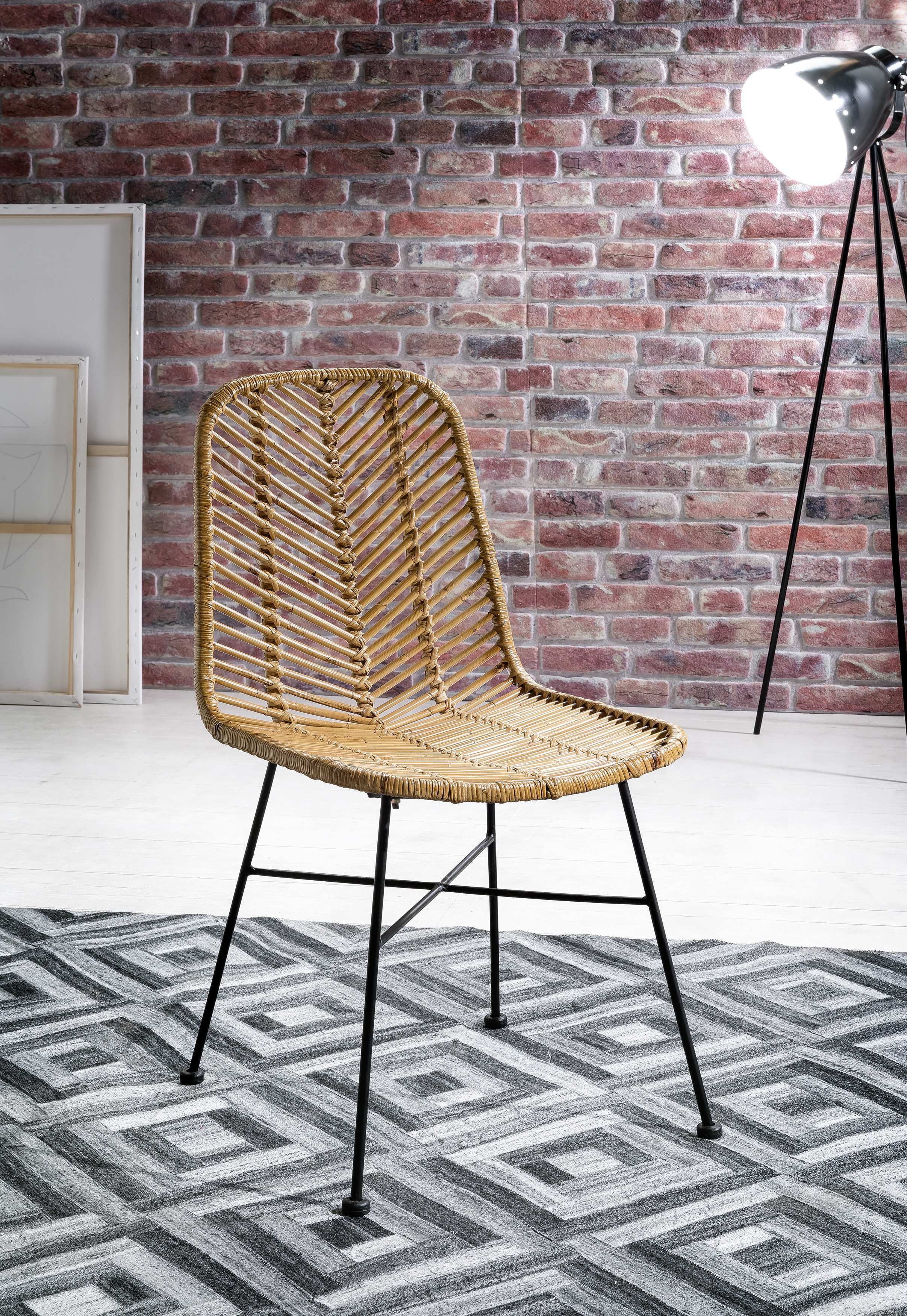 Rattanstuhl Rattan Vintage