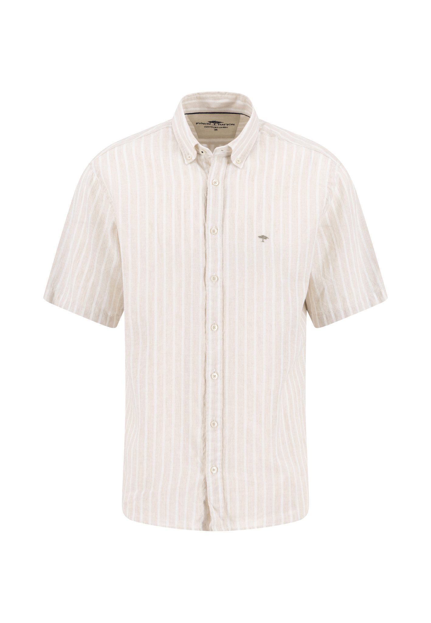 Kurzarmhemd Summer Linen Stripe, B.D., 1/2