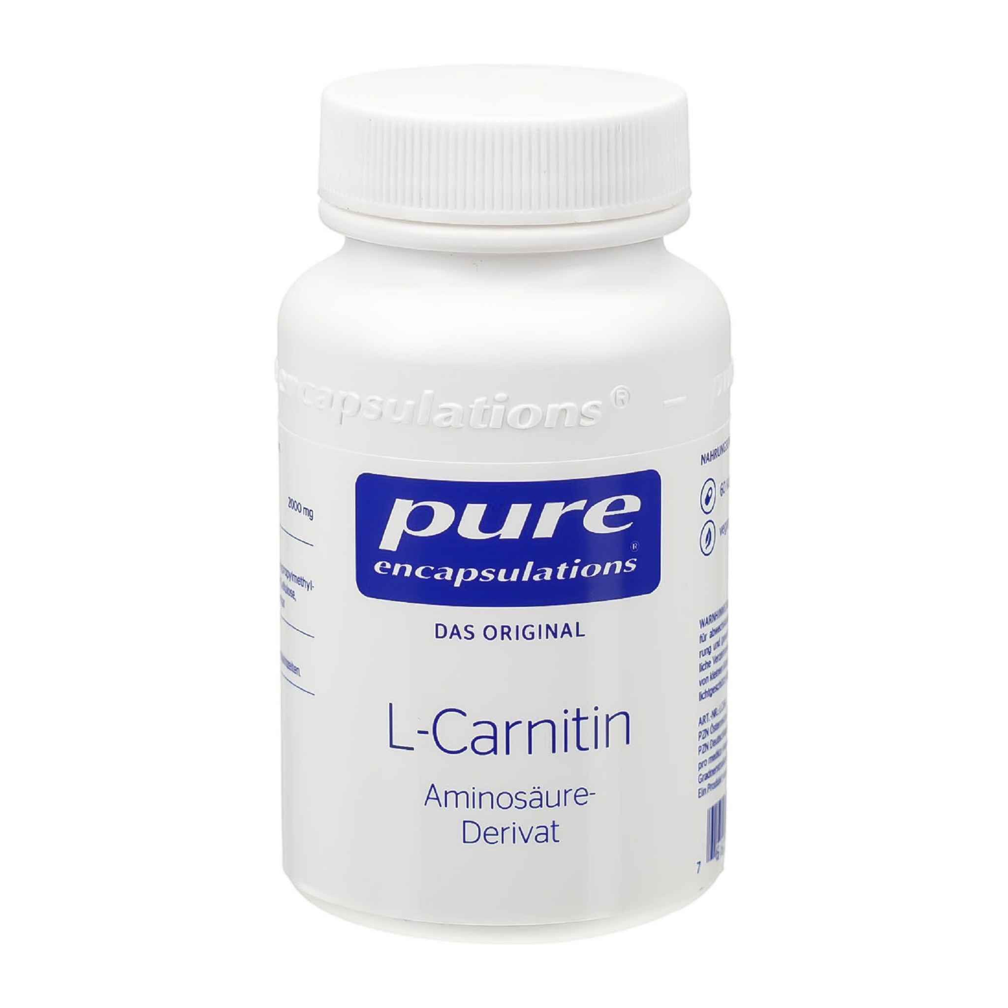 pro medico GmbH PURE ENCAPSULATIONS L-Carnitin Kapseln Kapsel