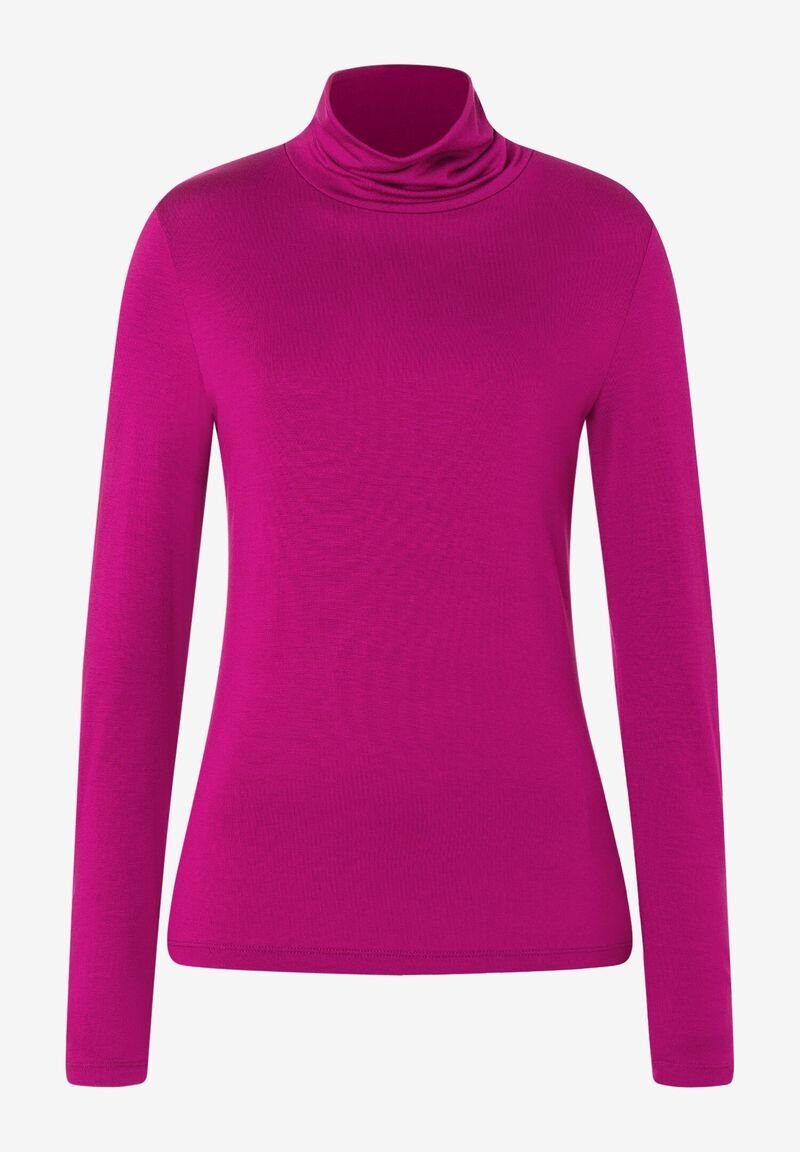 MORE&MORE Rollkragenpullover Rollkragenshirt dark forest Herbst-Kollektion
