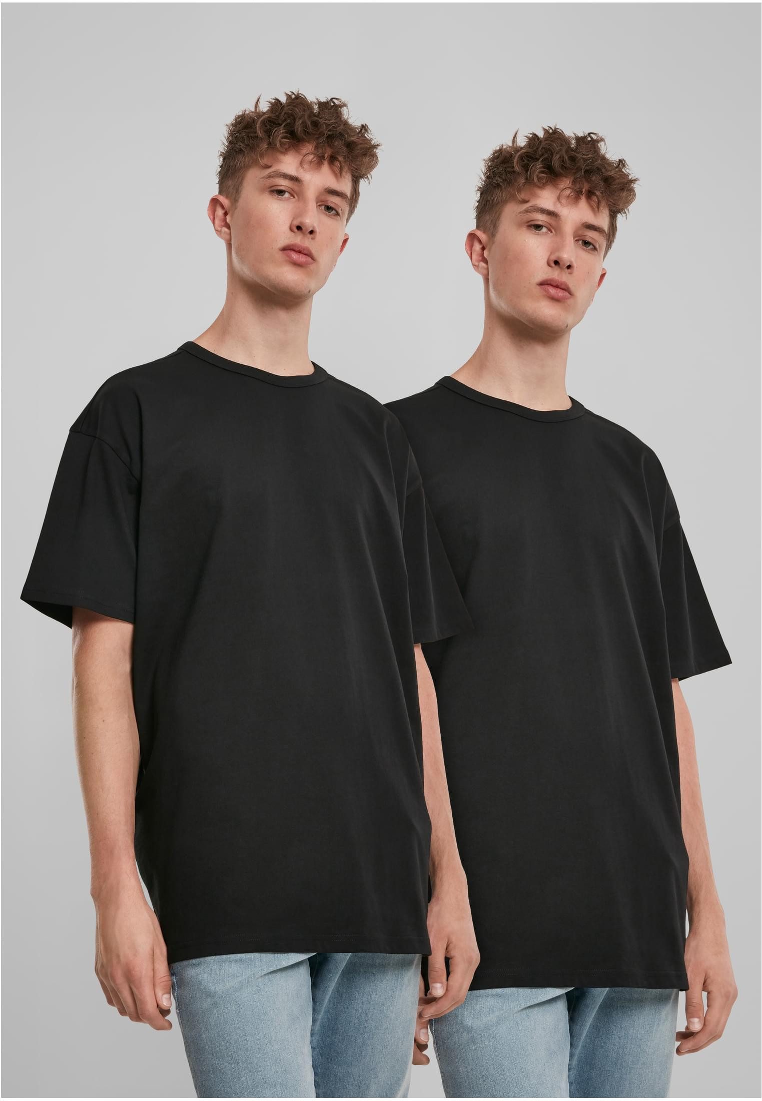 URBAN CLASSICS Rundhalsshirt Organic Basic Tee 2-Pack Herren T-Shirt