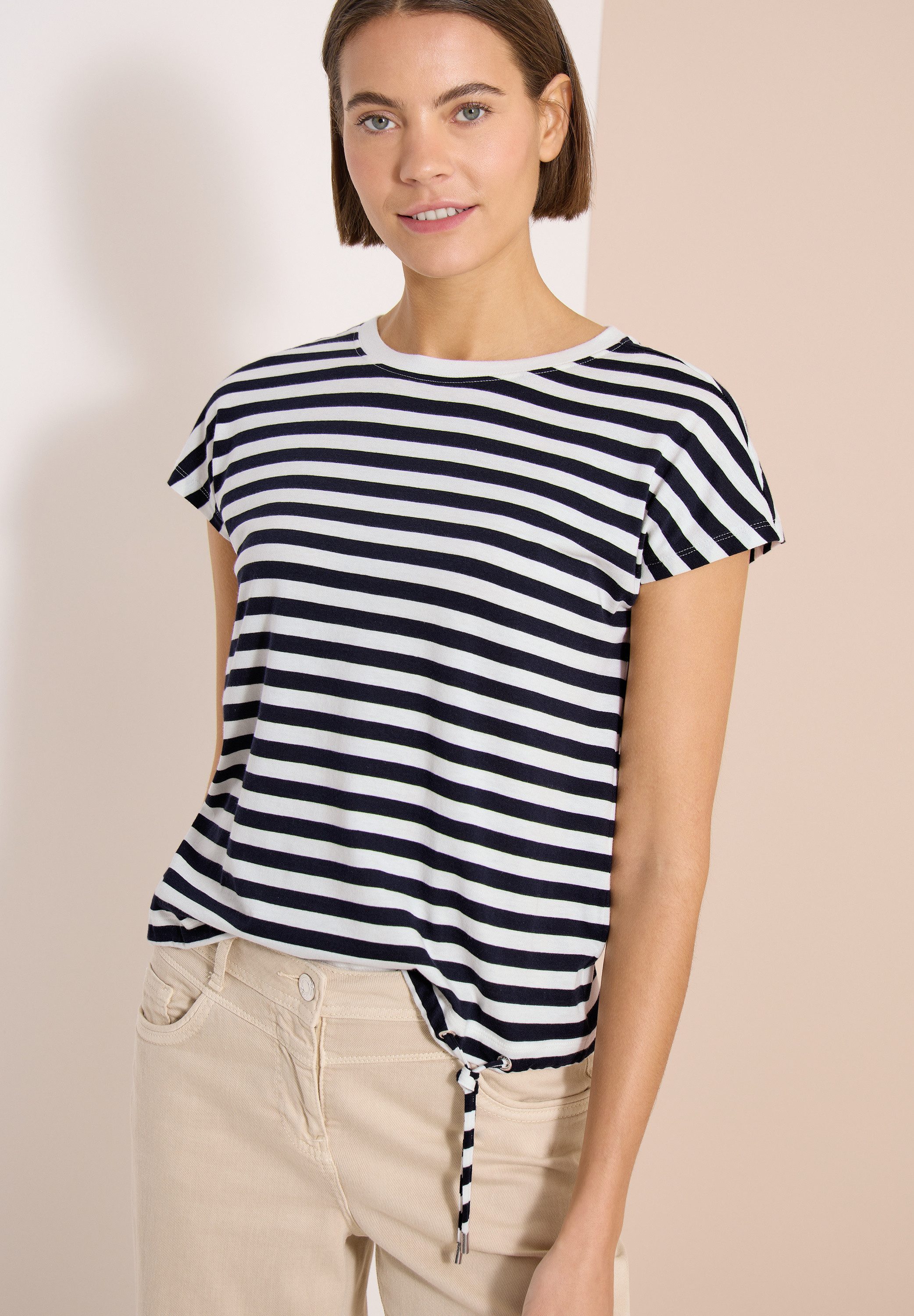 CECIL Blusenshirt im soften Baumwoll-Mix