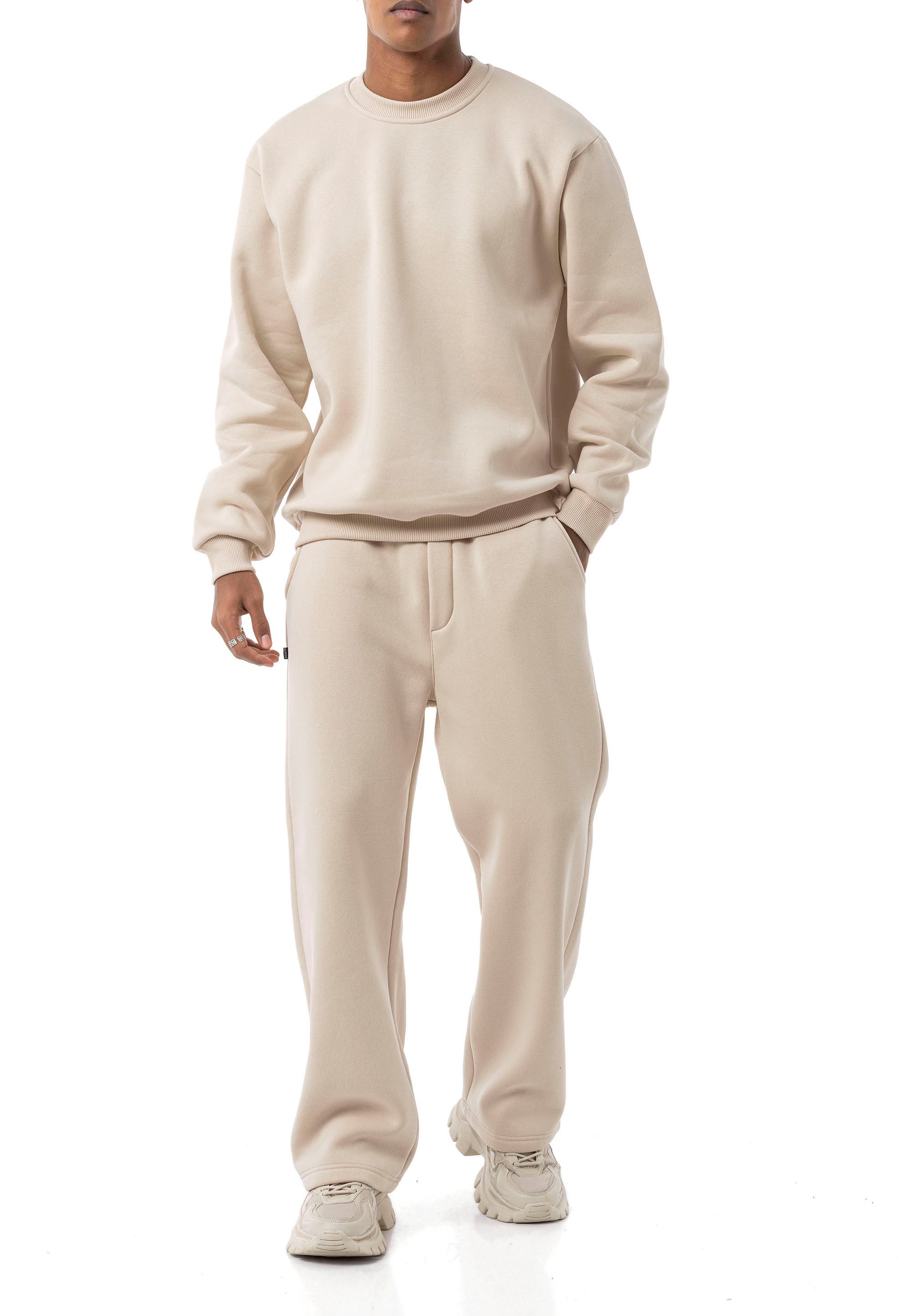 RedBridge Jogginganzug Zweiteiliges Sweat-Set mit Rundhals - Pullover & Jog günstig online kaufen