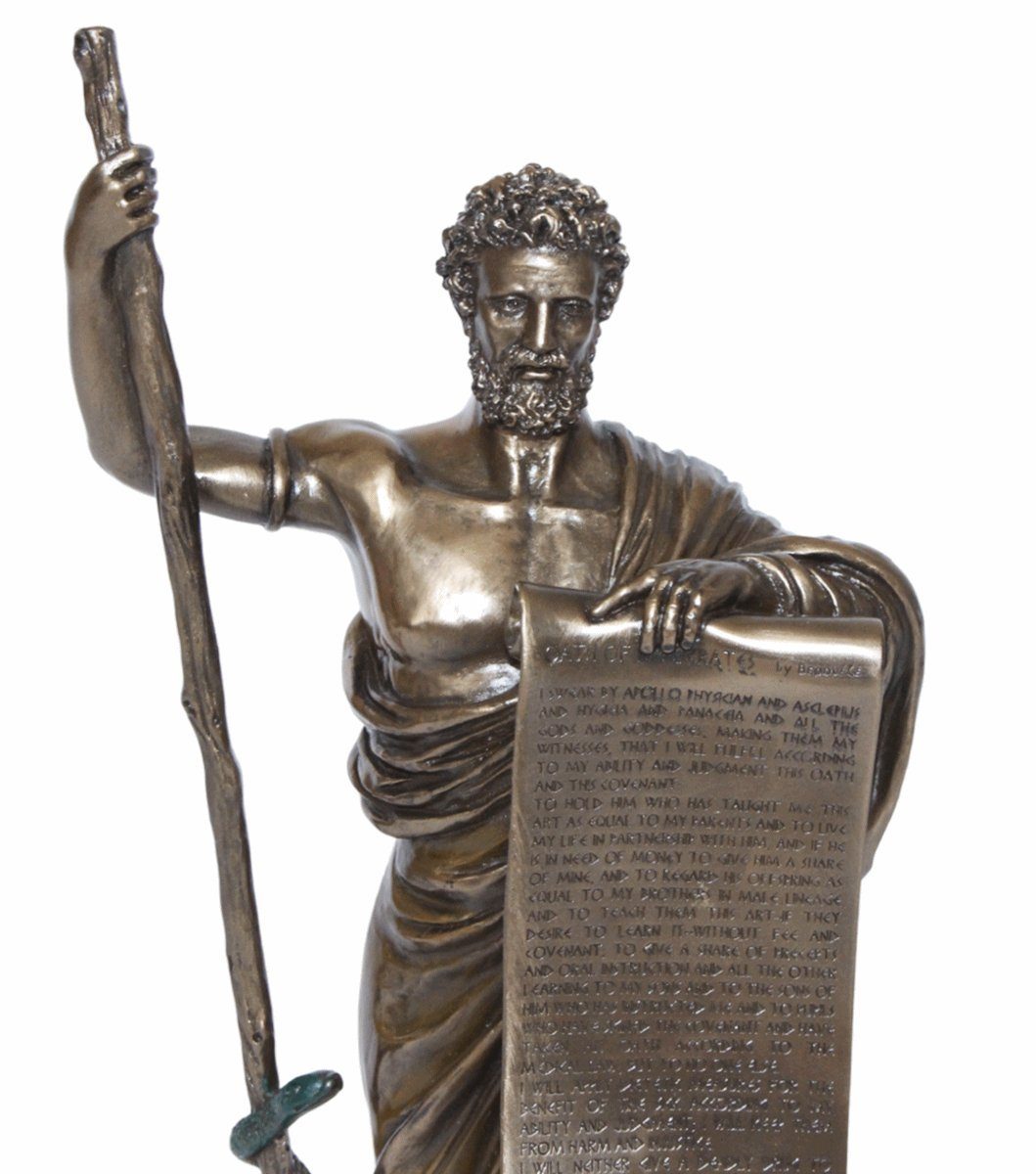 Parastone Dekofigur Deko Skulptur Figur H cm 32 Hippokrates Mythologie griechische