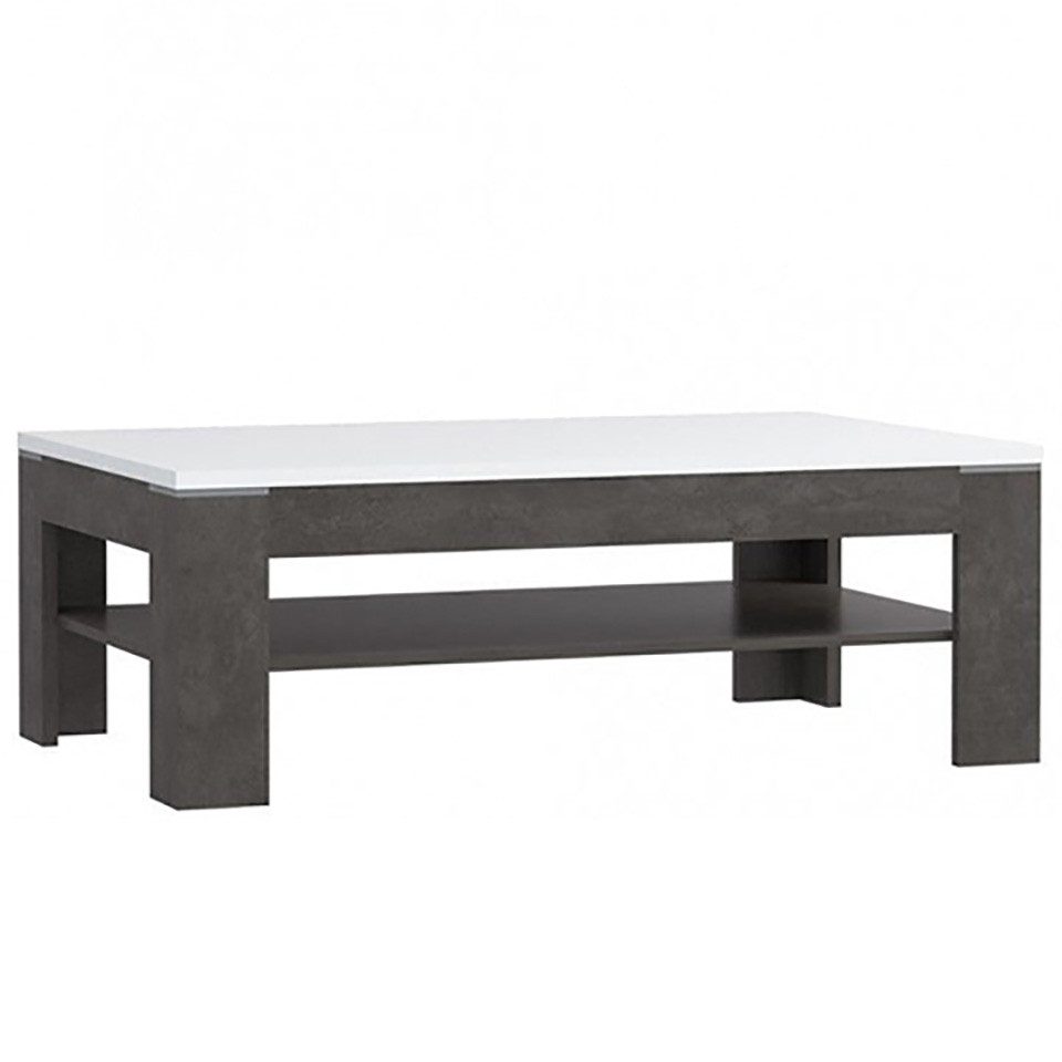 Newroom Couchtisch Medina, Couchtisch Betonoptik Modern Wohnzimmertisch Sofatisch Wohnzimmer