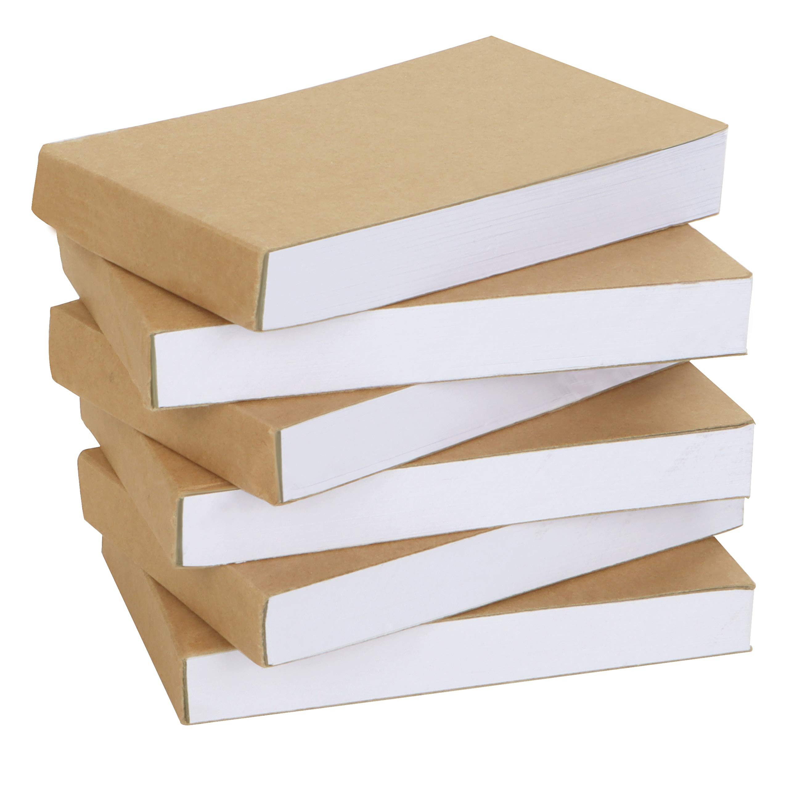 Notizbuch Mini Notizbuch aus Kraftpapier - Flipbook Block mit 180 Seiten