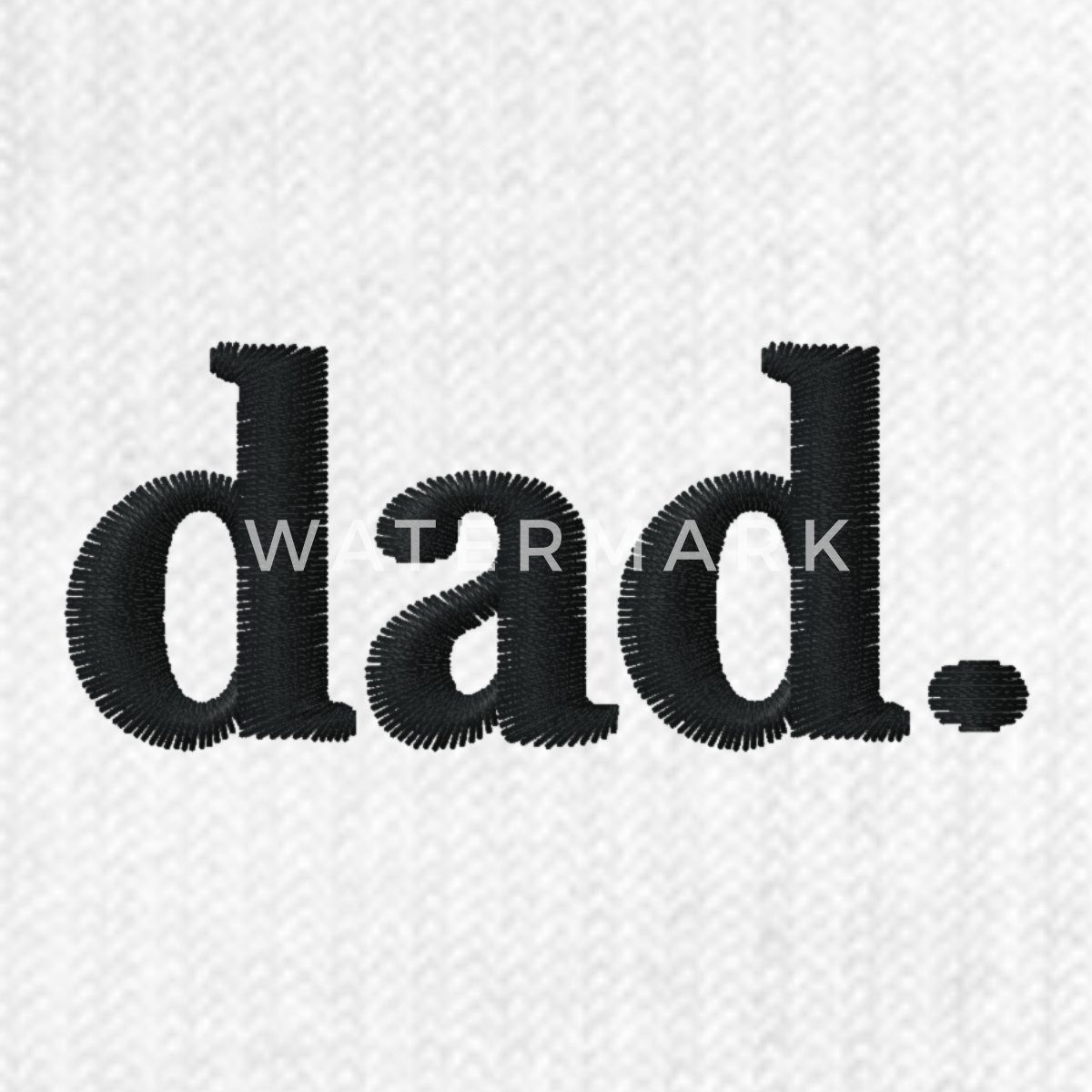 Spreadshirt Socken Dad Schriftzug Stickerei Tennissocken (1-Paar)